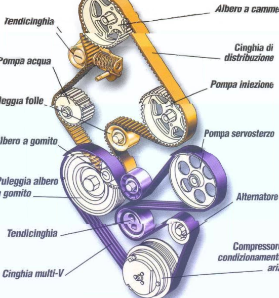 SOSTITUZIONE E DIFFERENZE TRA CINGHIA E CATENA DI DISTRIBUZIONE