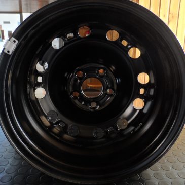6R0601027S  03C CERCHIO IN ACCIAIO NERO RALLY ORIGINALE VOLKSWAGEN
